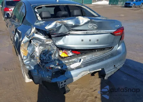 2018 Infiniti Q50 3.0T Luxe from USA, damaged, VIN JN1EV7APXJM364130